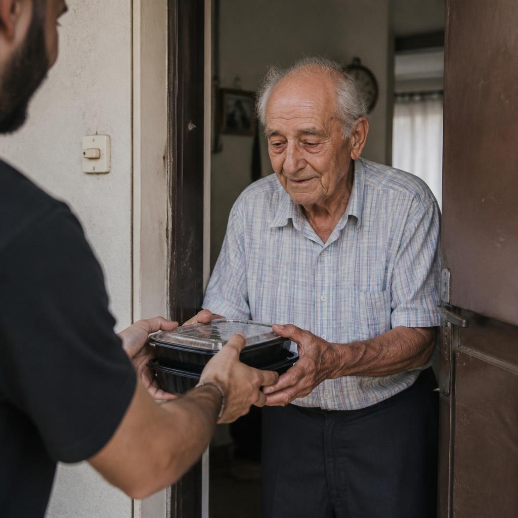 ארוחות לקשיש לחודש שלם